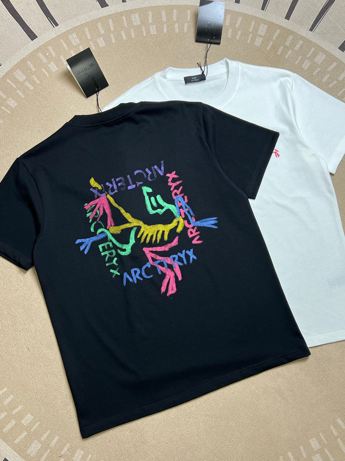 Arc'teryx Small Chest Multi‑Color Bird Logo Short‑Sleeve T‑Shirt Unisex