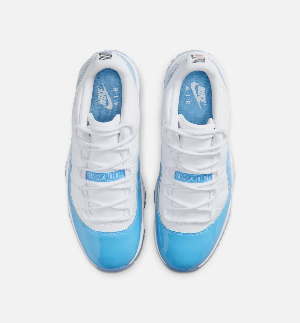 Air Jordan 11 Retro Low 'University Blue' - Men's Lifestyle Sneaker (White/University Blue/Black)