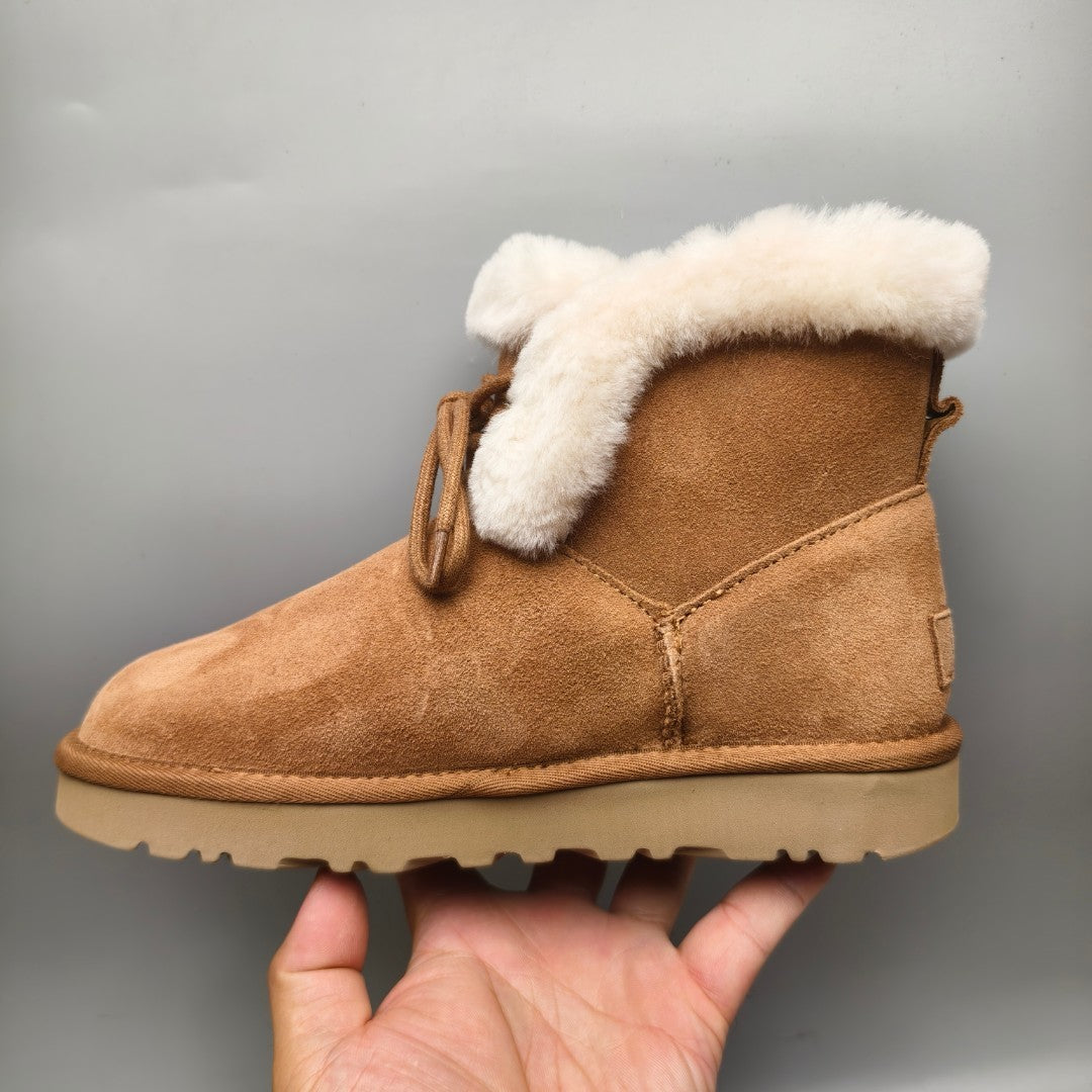 Chestnut Mid-Top Lace-Up Casual Sneakers — New Arrival | In Stock