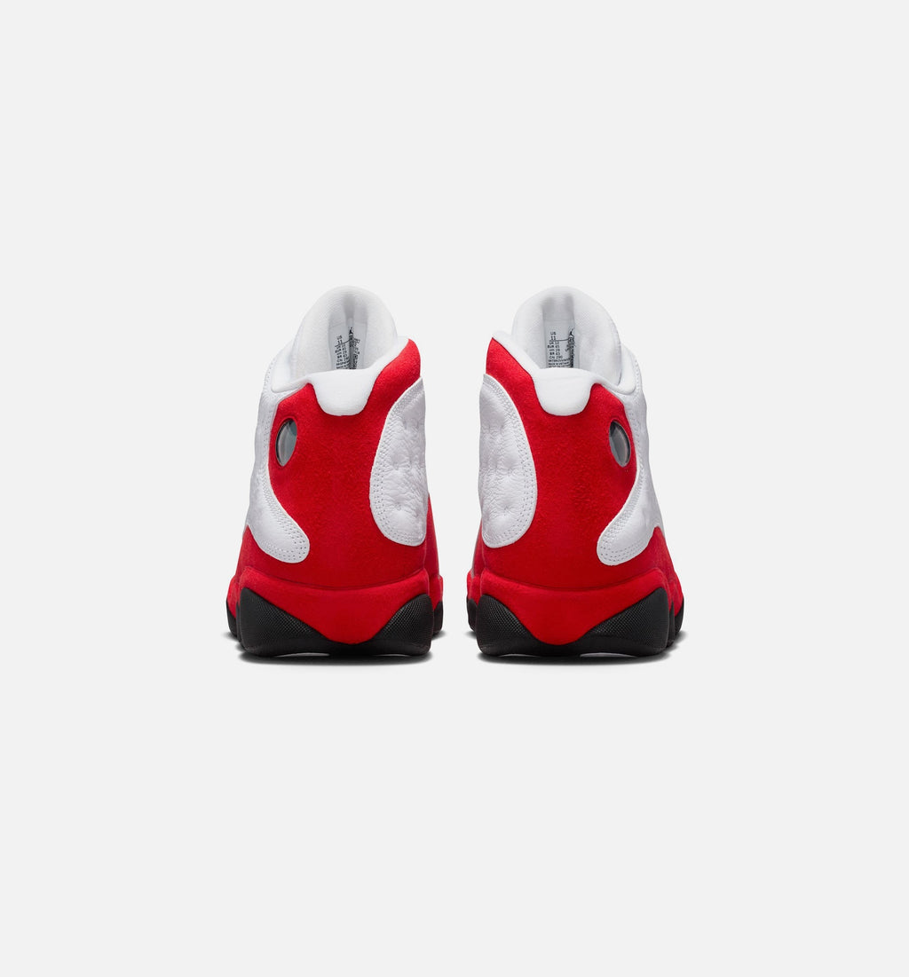 Air Jordan 13 Retro White And University Red Men's Lifestyle Shoes - White/Black/True Red