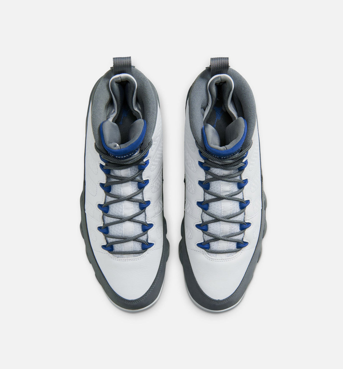 Air Jordan 9 Retro "Flint Grey and French Blue" Men's Shoe – White/French Blue/Flint Grey