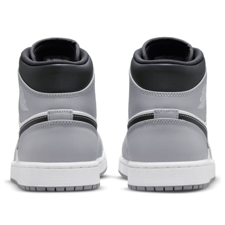 Air Jordan 1 Mid Hyper Royal Black Sneakers | 554724-077