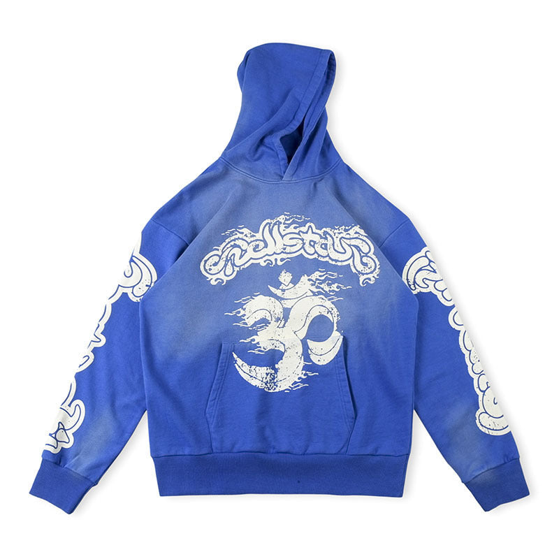 Hellstar Studios Yoga Hoodie Blue