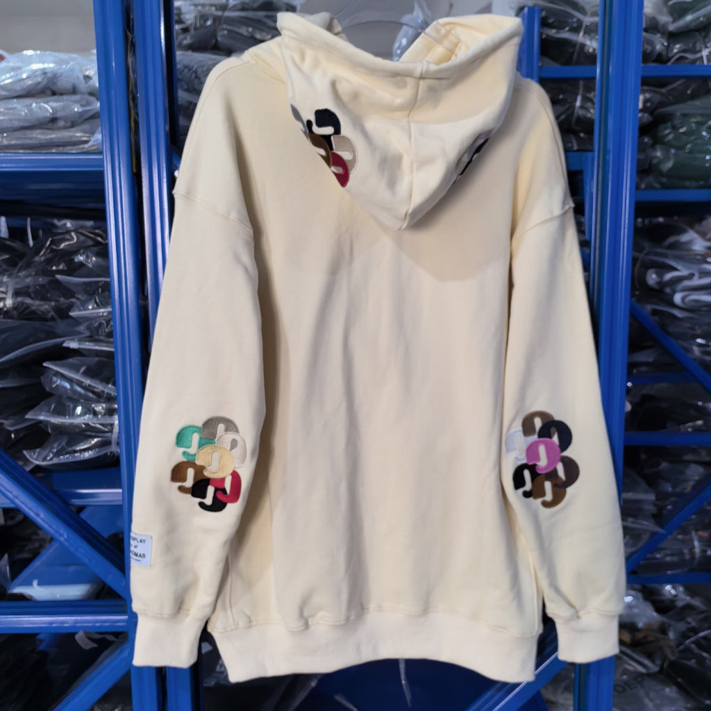 Gallery Dept Hoodie Splash Ink Letter Embroidered Hooded Sweater