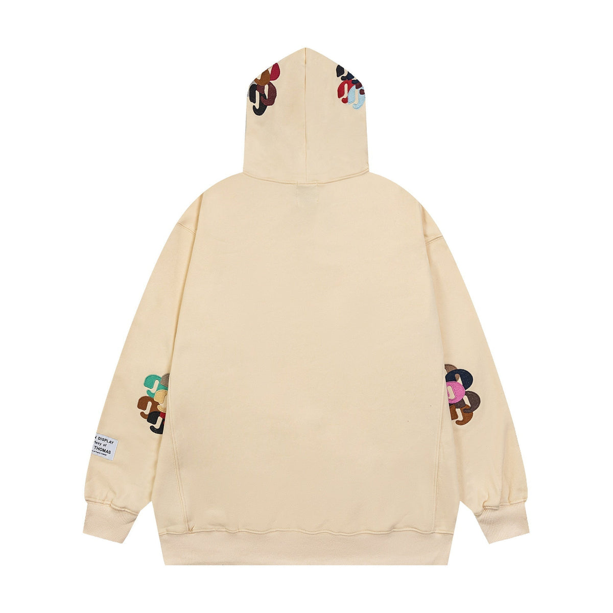 Gallery Dept Hoodie Splash Ink Letter Embroidered Hooded Sweater