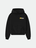 RHUDE Small Chest Badge Logo Hoodie Black