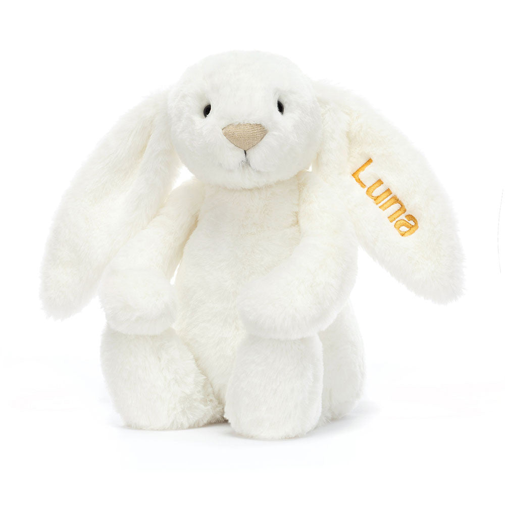 Personalized Bashful Luxe Bunny Luna Medium