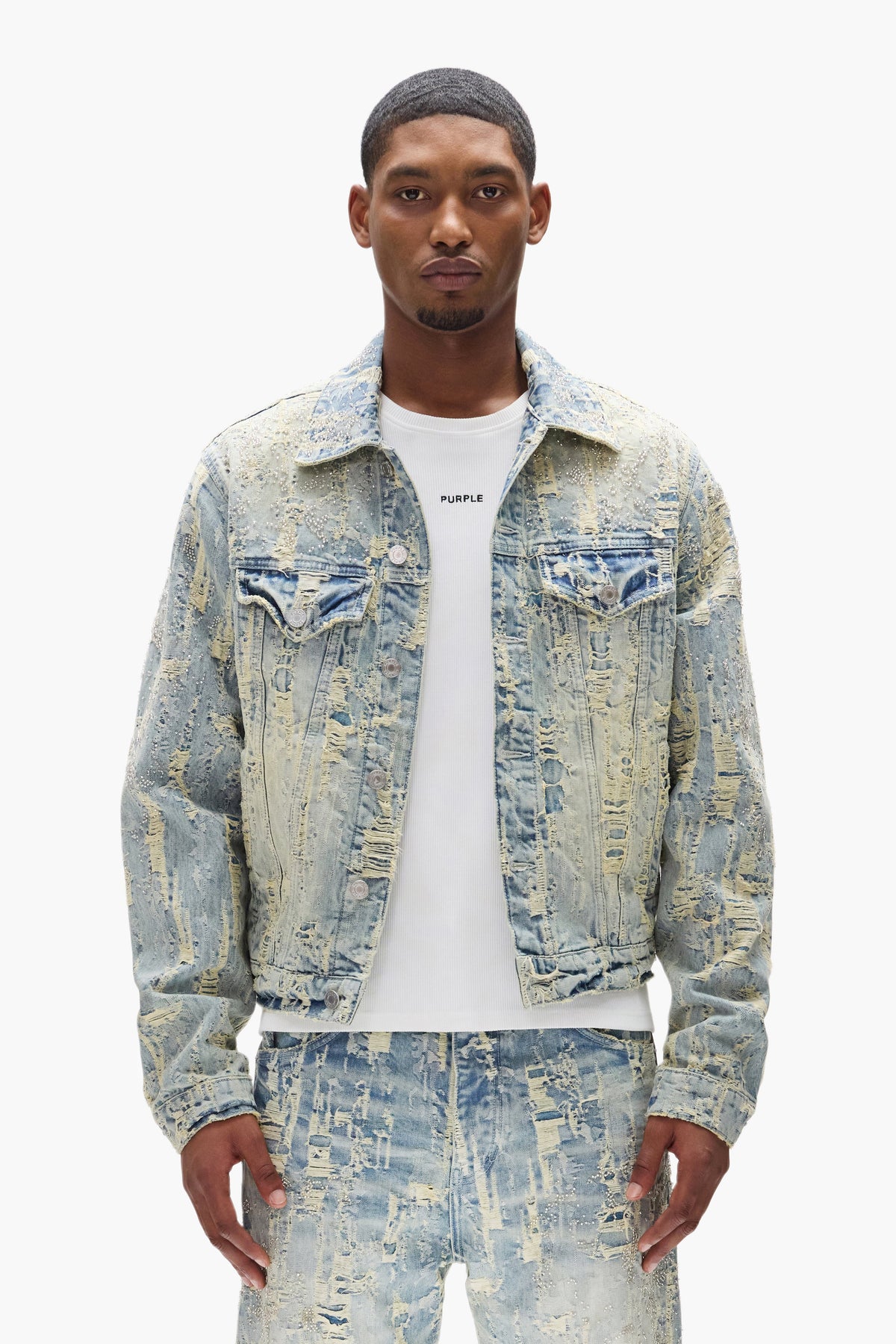Beaded Destroy Jacket