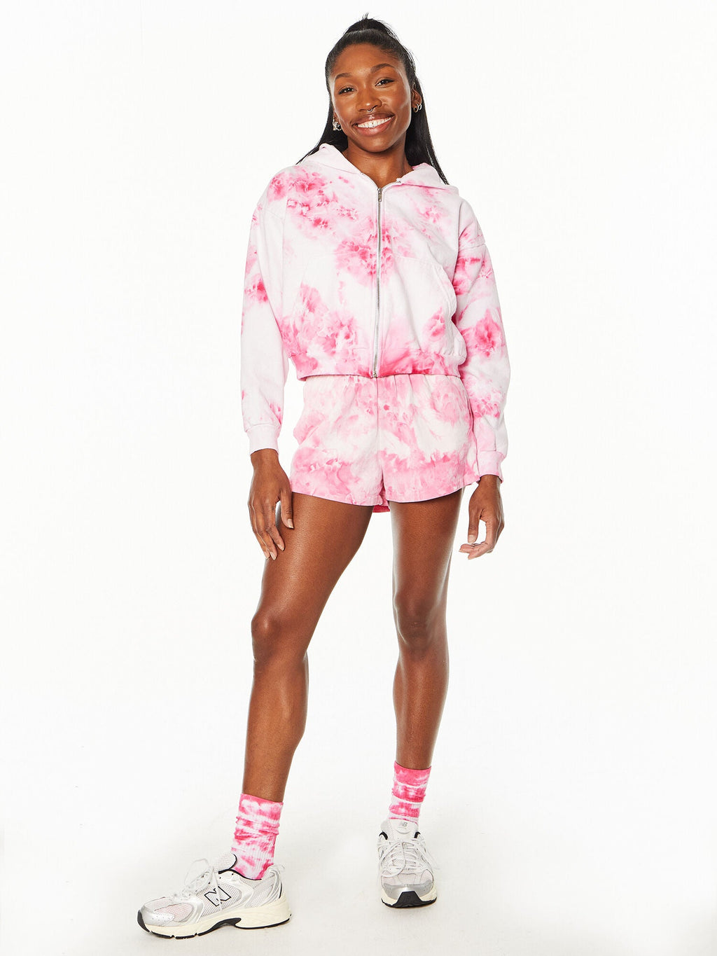 CROP ZIP HOODIE