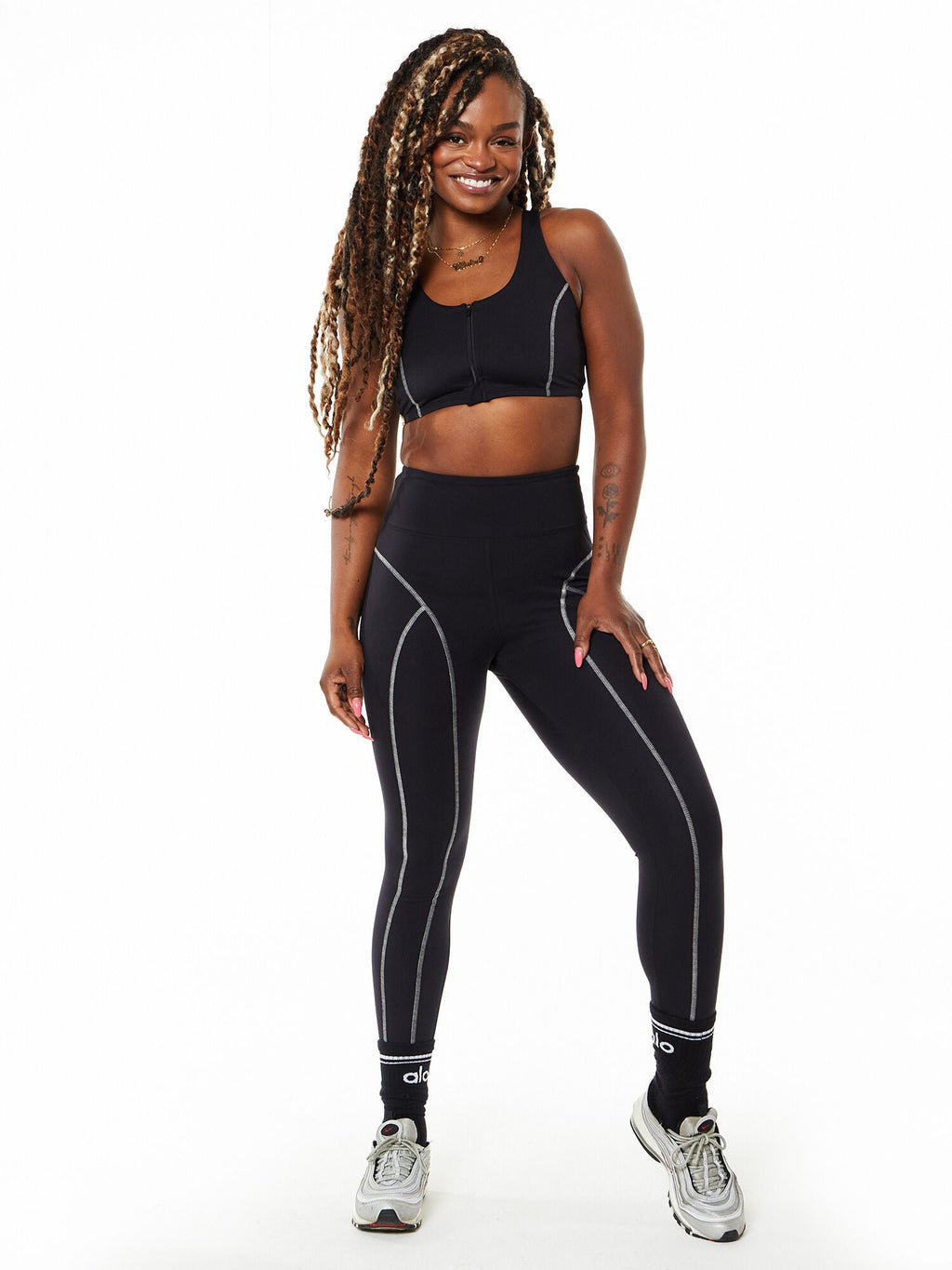 NIGHT TRACK ZIP BRA