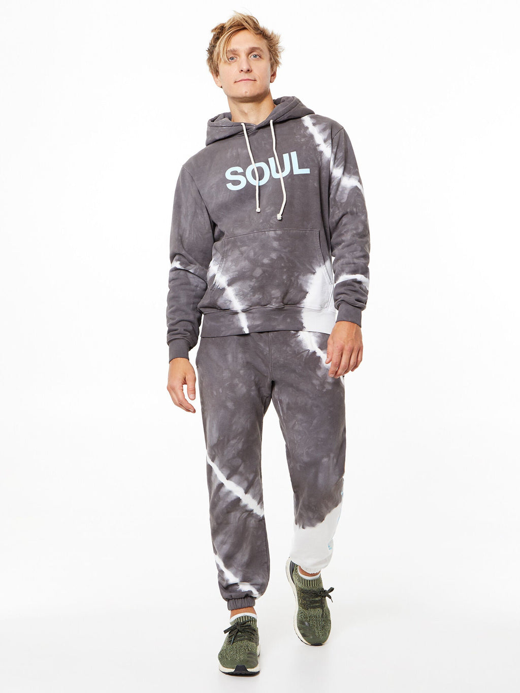 KINGSLEY HOODIE GREYWHITE