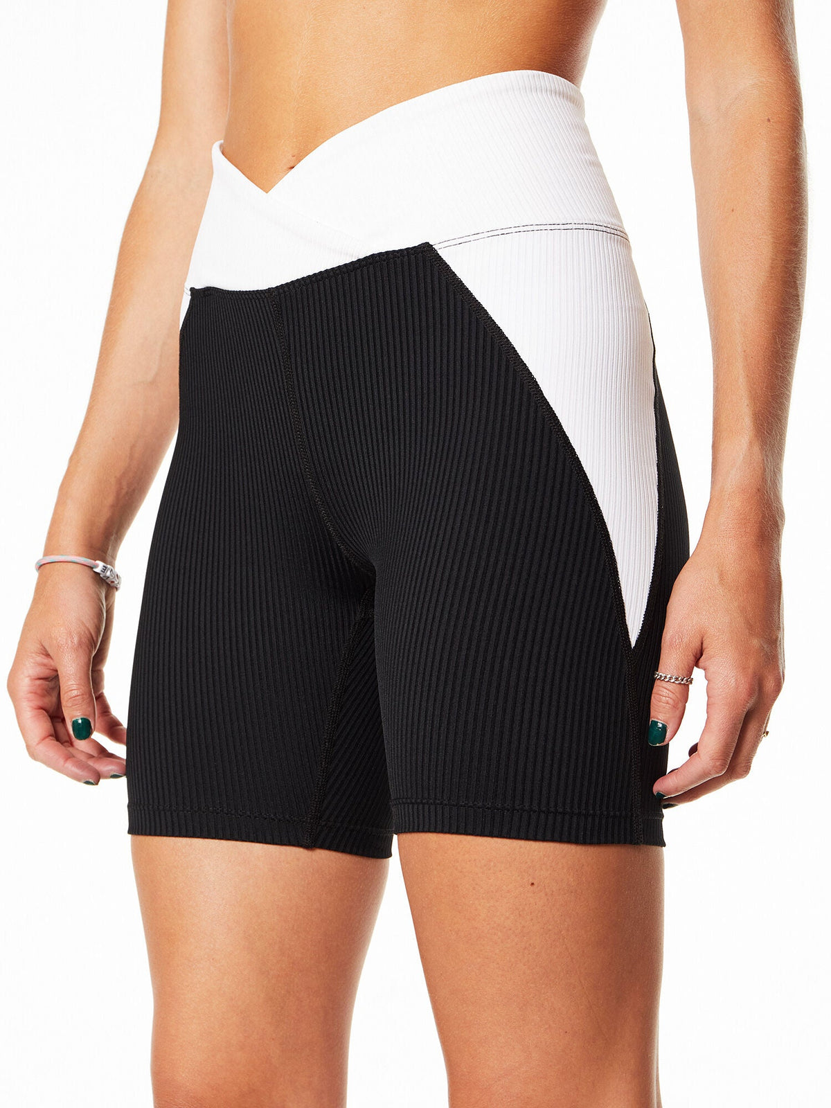 RIBBED STUDIO BIKE SHORT