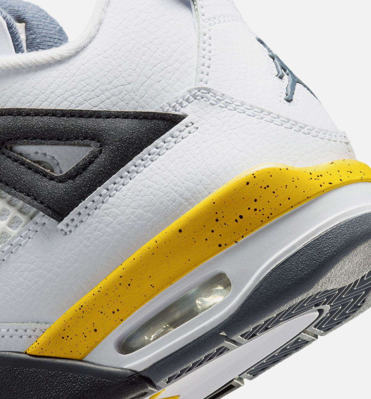 Air Jordan 4 Retro 'Rare Air Tour Yellow' Grade School - White/Dark Blue Grey/Black/Tour Yellow