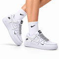 Nike Air Force 1 Low White Snake Print Unisex Sneakers Style 13