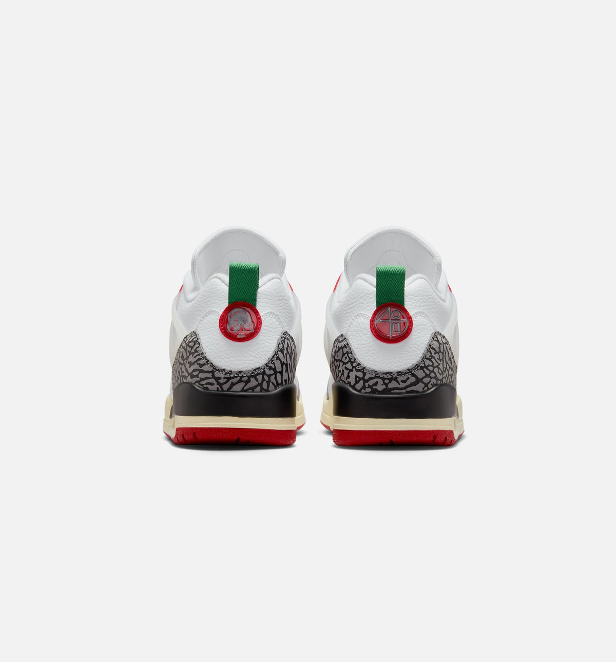 Spizike Low Men's Lifestyle Shoes - White / Black / Sail / Varsity Red