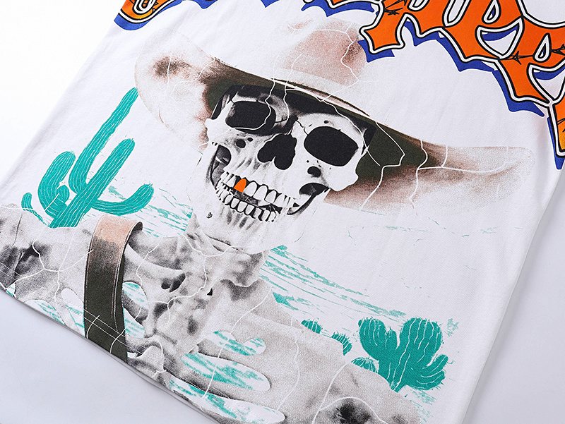 Godspeed Skeleton Desert Graphic T-Shirt