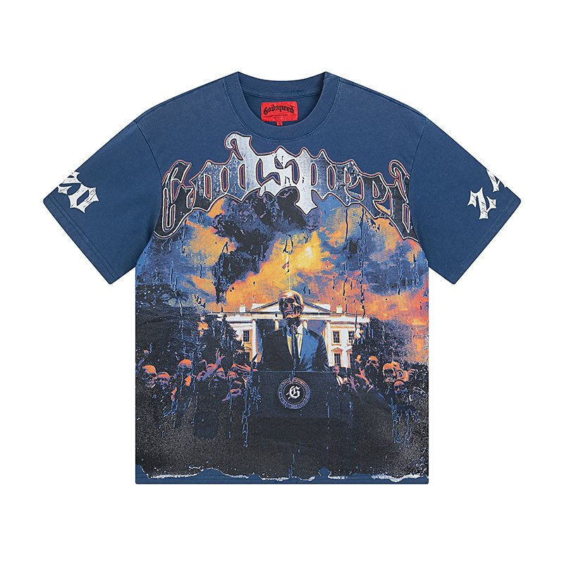 Godspeed Washed Rock Graphic T-Shirt