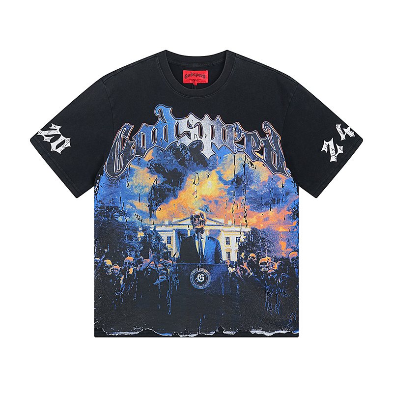 Godspeed Washed Rock Graphic T-Shirt