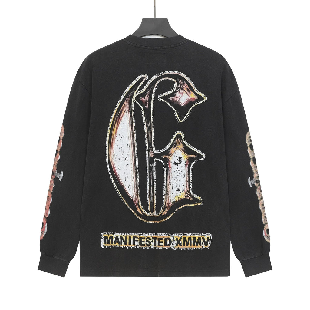 Godspeed Washed Rock Graphic Long-Sleeve T-Shirt