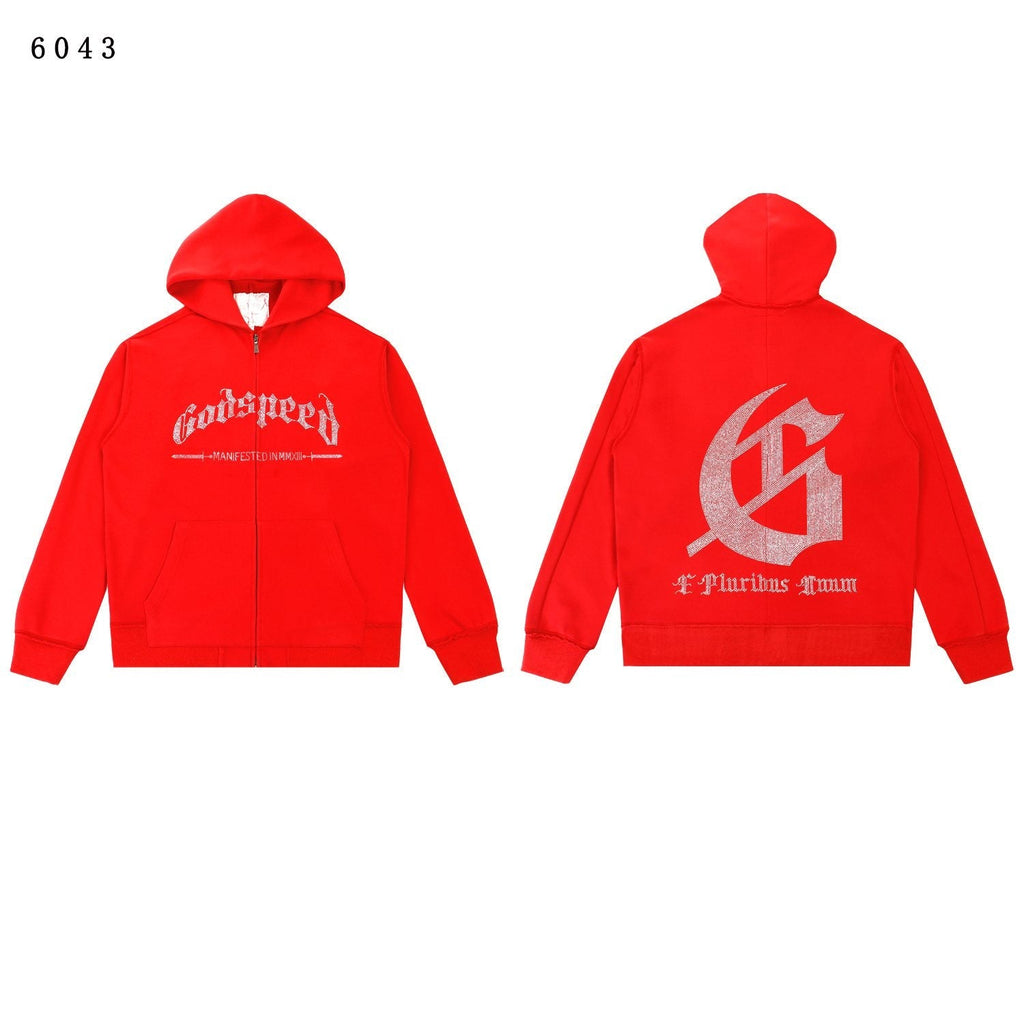Godspeed E Pluribus Unum Eagle Zip Hoodie