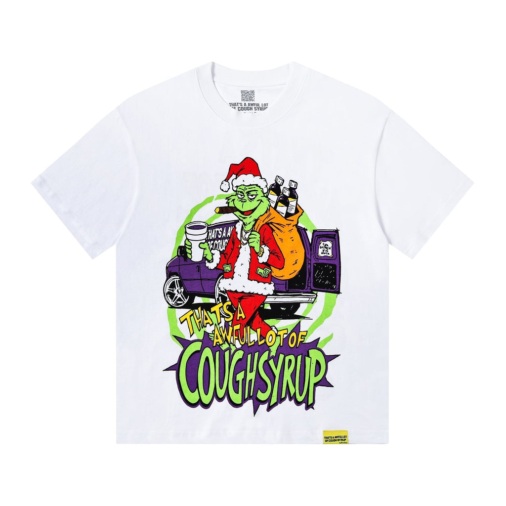 THAT'S A AWFUL LOT OF COUGH SYRUP Christmas Graphic Short-Sleeve T-Shirt