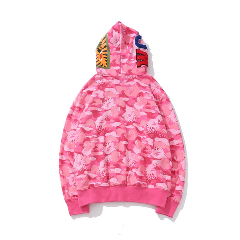 BAPE WGM Shark Camo Full-Zip Hoodie