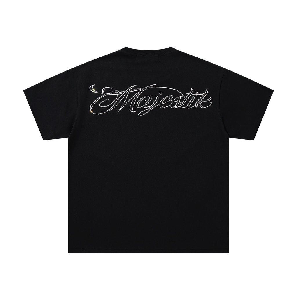MAJESTIK Script Back Graphic T-Shirt