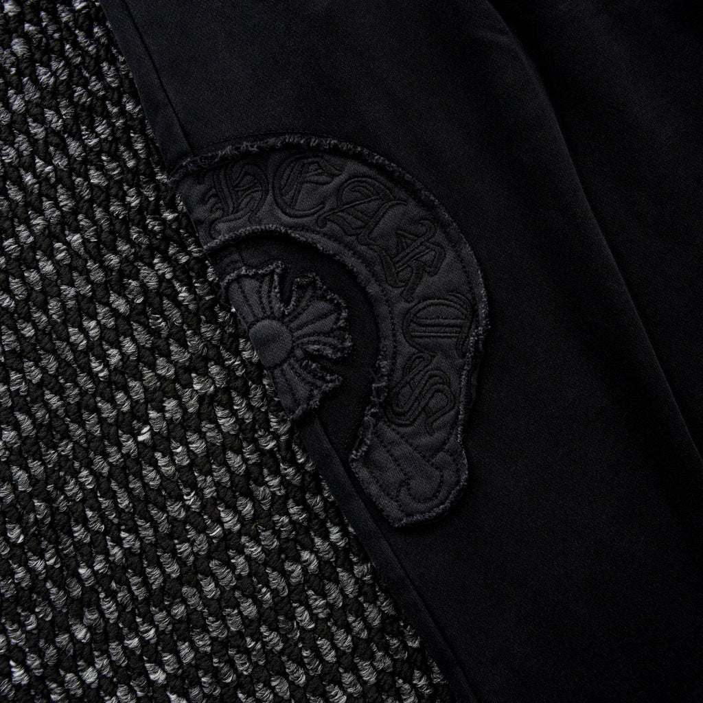 Chrome Hearts Horseshoe Embroidered Black Pants