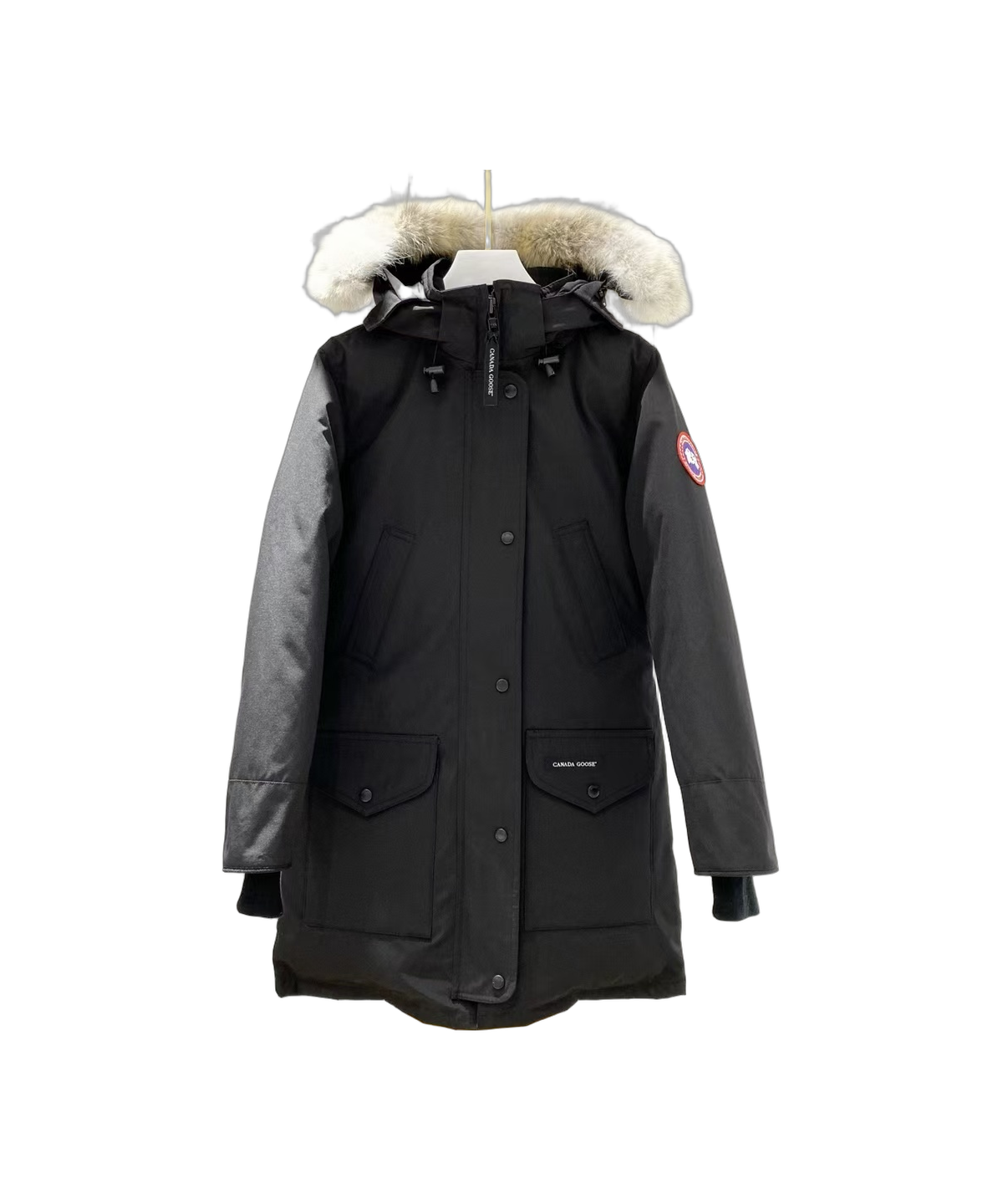 Canada Goose Women’s Trillium Parka – Coyote Fur-Trim Hood