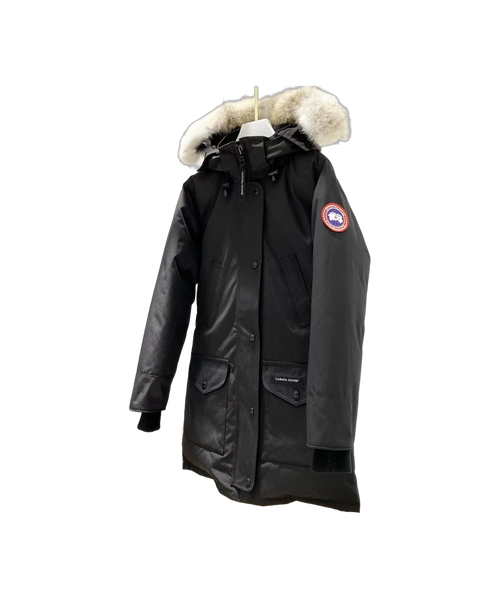 Canada Goose Women’s Trillium Parka – Coyote Fur-Trim Hood