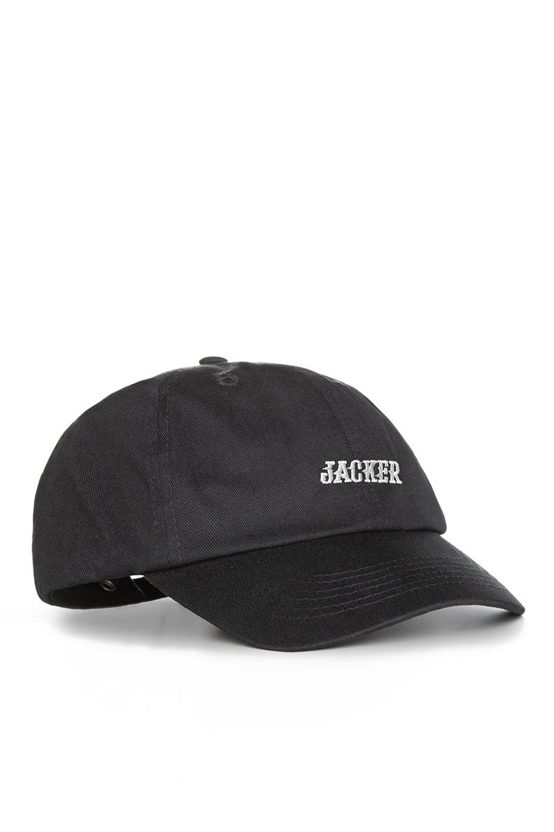 JACKER TEAM LOGO CAP Black