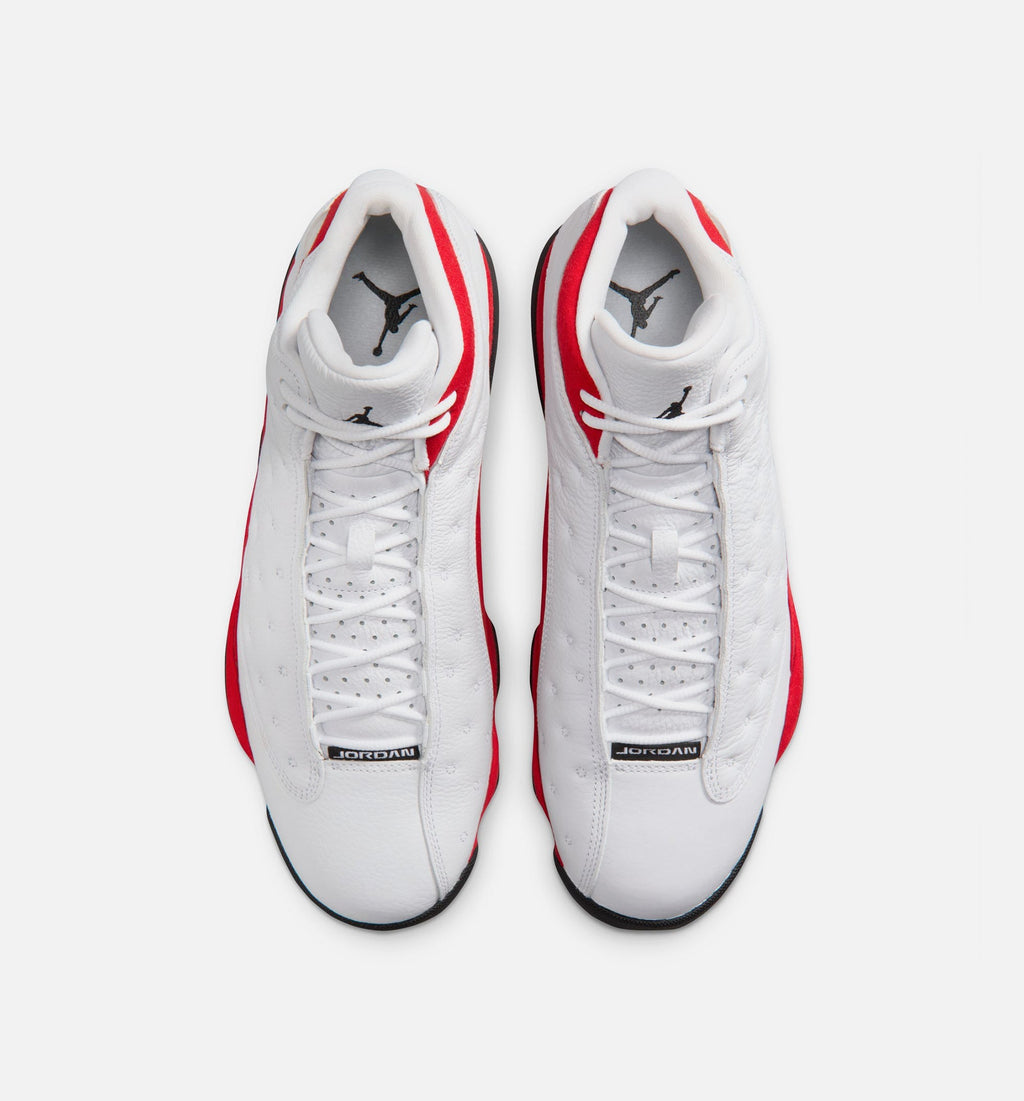 Air Jordan 13 Retro White And University Red Men's Lifestyle Shoes - White/Black/True Red