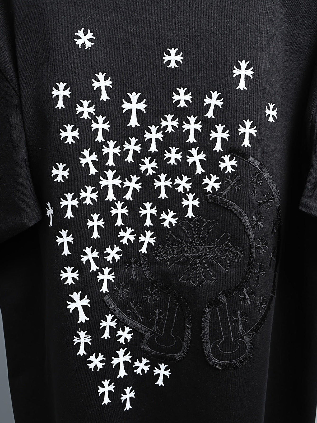 Chrome Hearts Clustered Cross Short-Sleeve T-Shirt
