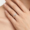 Cartier Love Pavé Double Band Ring