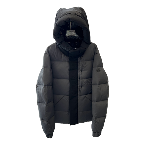 Moncler Contrast-Hood Color-Block Puffer Jacket – Graphic Edition