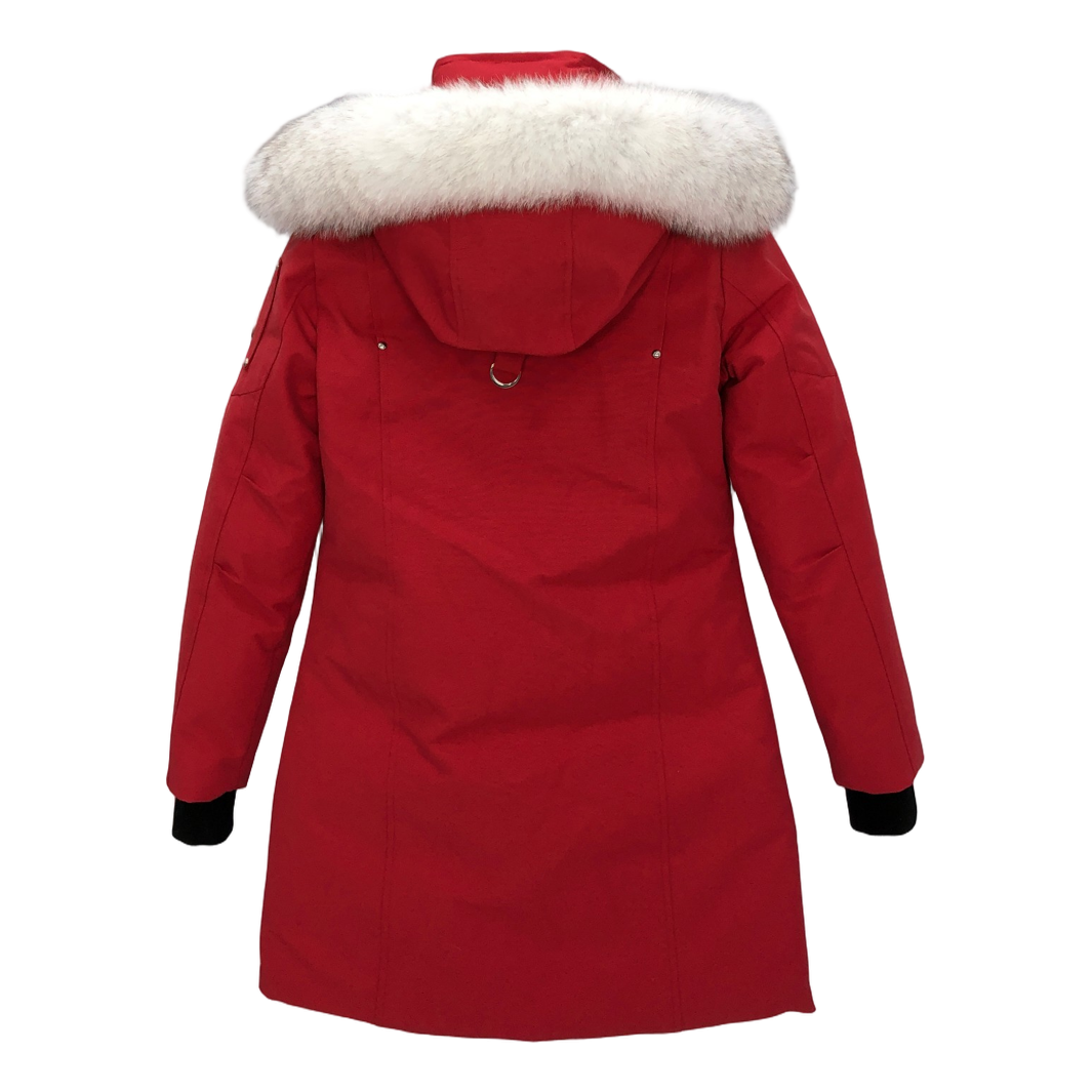 Moose Knuckles Stirling Parka – White Fur Trim Edition