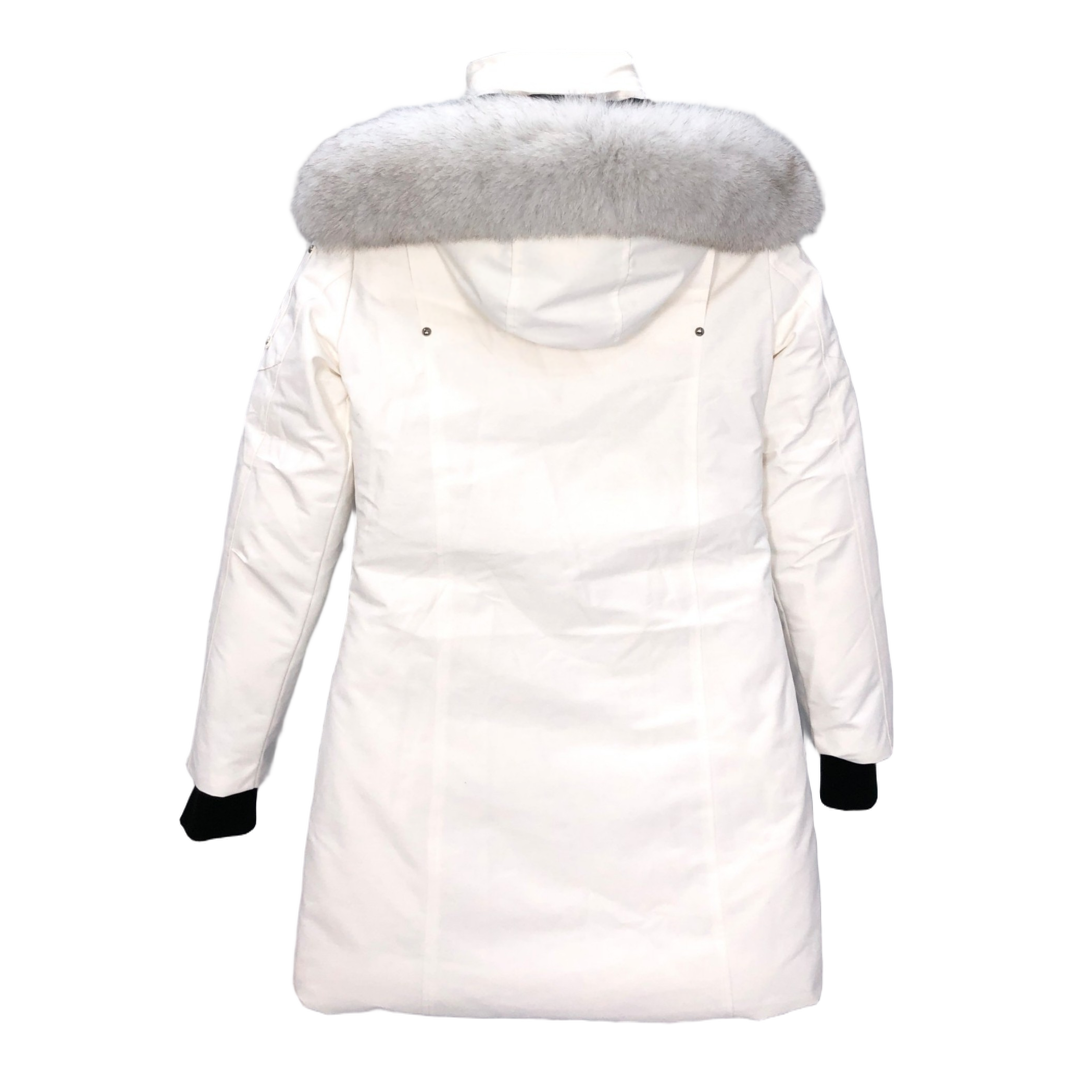 Moose Knuckles Stirling Parka – White Fur Trim