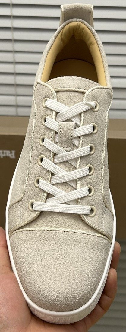 Christian Louboutin Light Beige Low-Top Sneakers