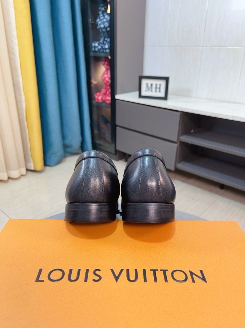 Louis Vuitton Leather Loafers