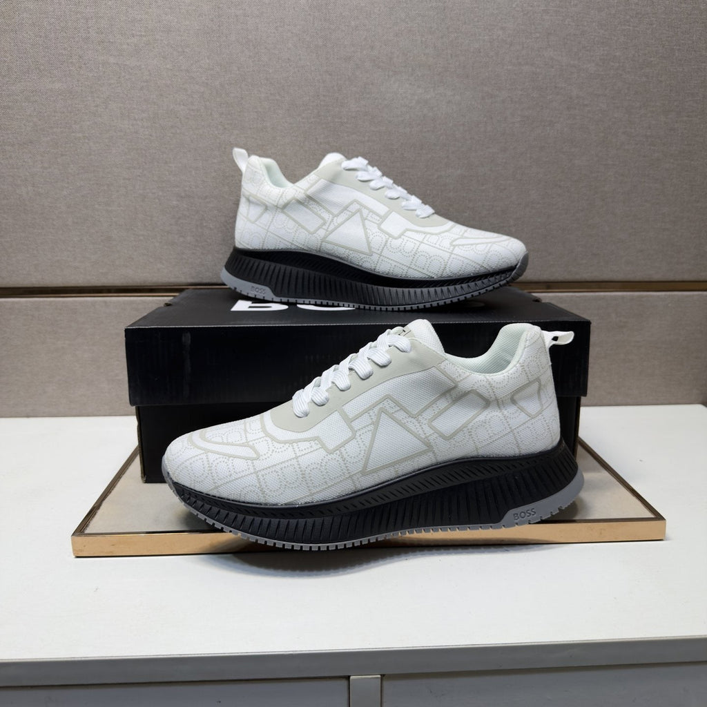 BOSS Men's Low-Top Sneakers - Mesh Lining