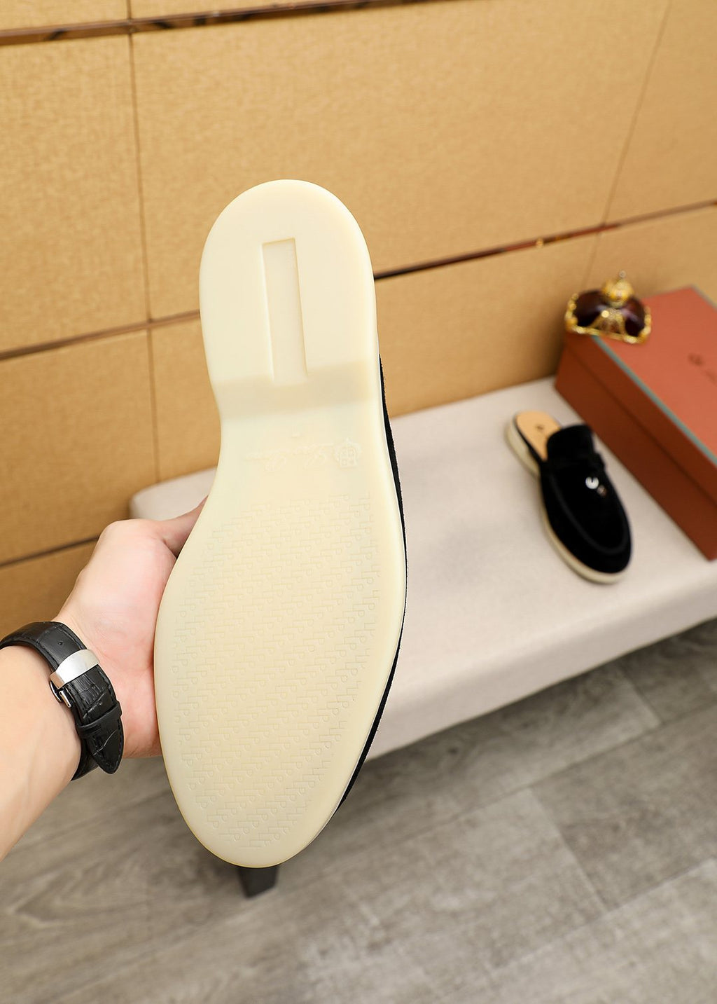 Loro Piana Tassel Backless Loafers
