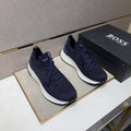 Hugo Boss Men's Knit Lace-Up Sneakers