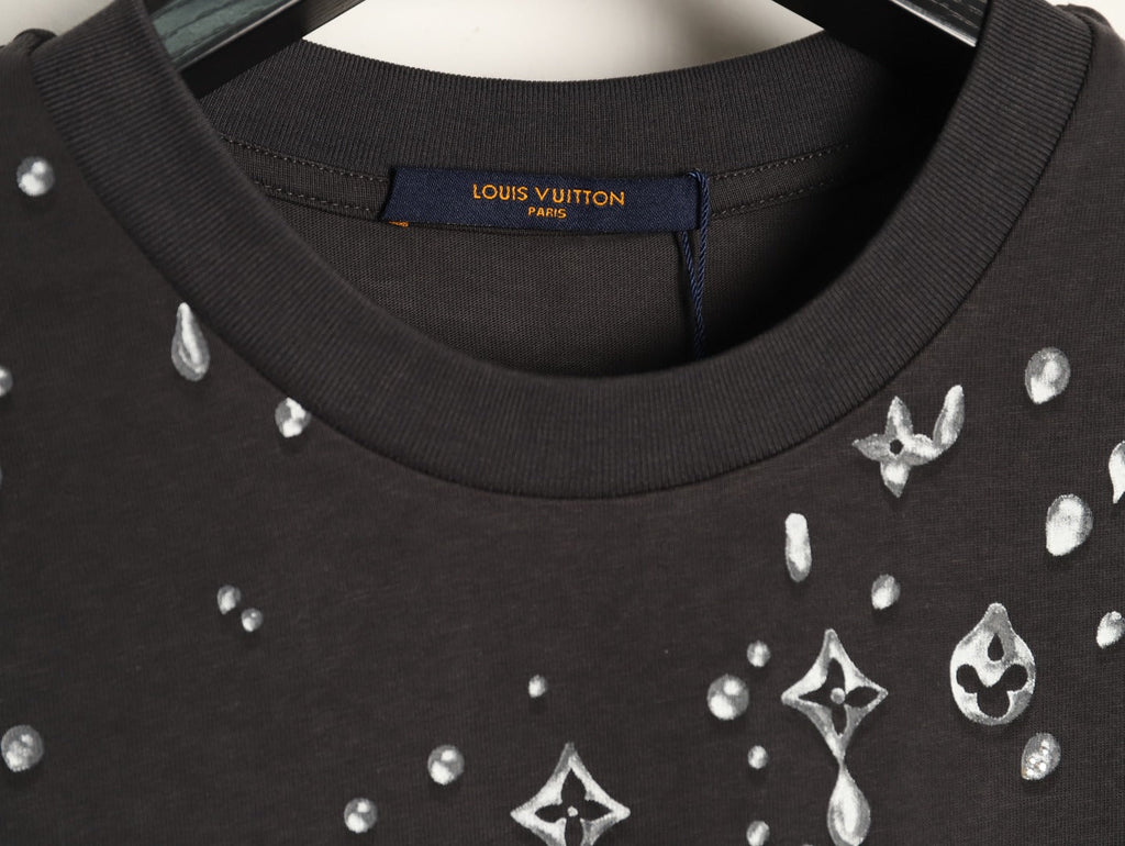 Louis Vuitton Scattered Monogram-Style Graphic T-Shirt - Dark Charcoal