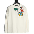 Louis Vuitton 25FW Paper Plane Graphic Knit Sweater - Ivory