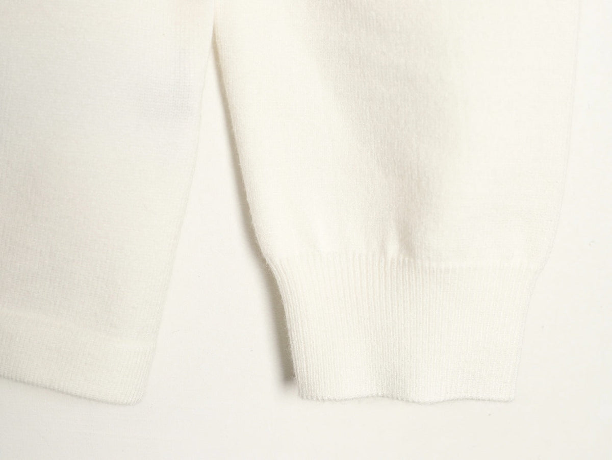 Louis Vuitton 25FW Paper Plane Graphic Knit Sweater - Ivory