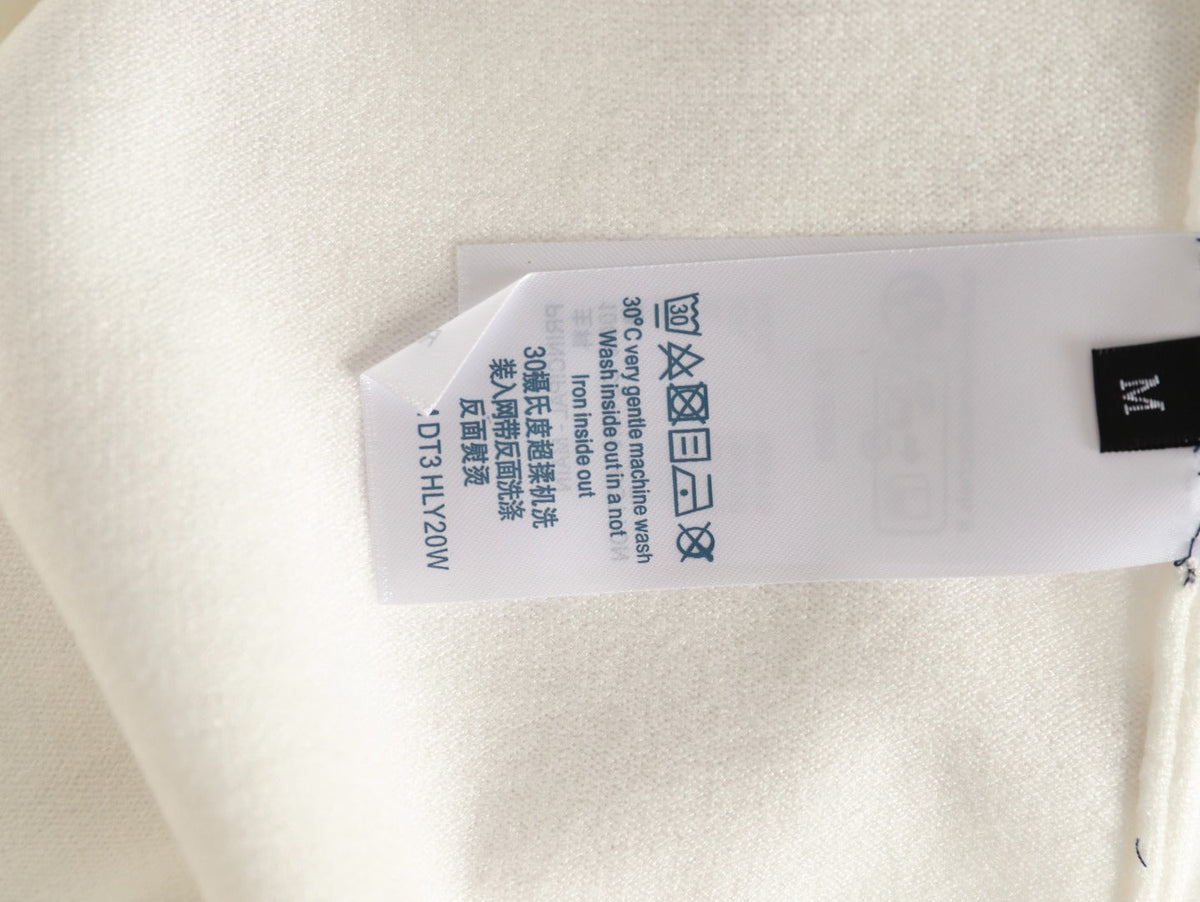 Louis Vuitton 25FW Paper Plane Graphic Knit Sweater - Ivory