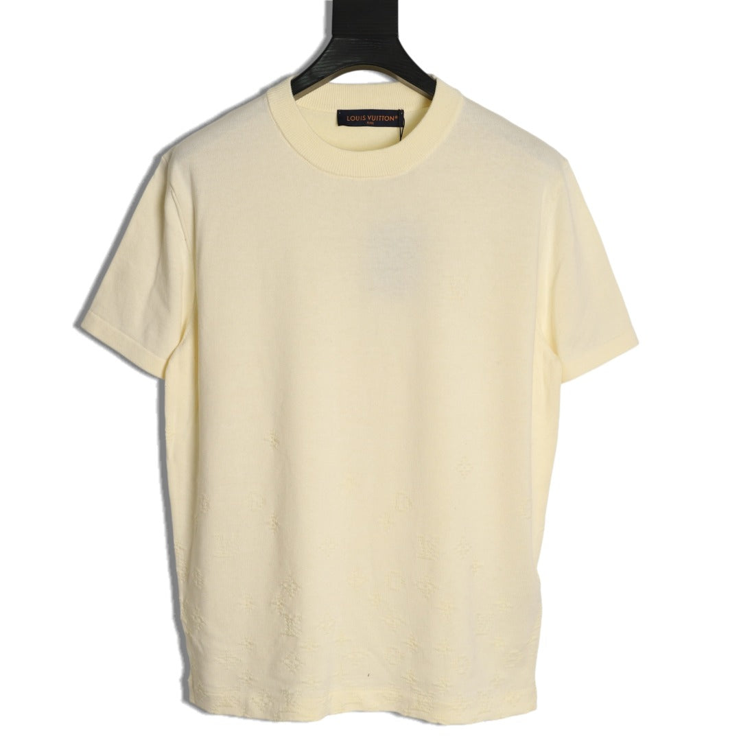 Louis Vuitton Crewneck Short-Sleeve T-Shirt - Cream