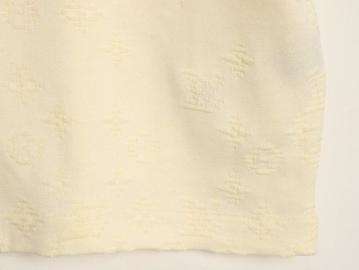 Louis Vuitton Crewneck Short-Sleeve T-Shirt - Cream